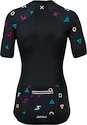 Dámský cyklistický dres Silvini Catirina Black/Tyrquoise