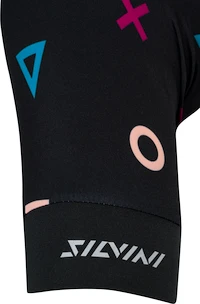 Dámský cyklistický dres Silvini Catirina Black/Tyrquoise