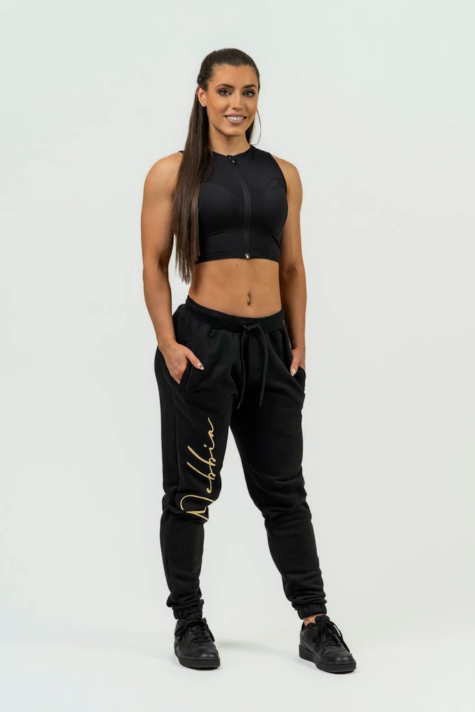 Dámský top Nebbia Intense Women's Compression Push-Up Top Mesh 842 Gold