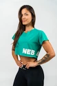 Dámský top Nebbia POWERHOUSE Oversized Crop Top 279 green