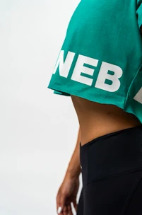 Dámský top Nebbia POWERHOUSE Oversized Crop Top 279 green