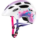 Dětská cyklistická helma Uvex Finale Junior bílo-růžová