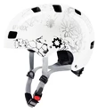 Dětská cyklistická helma Uvex Kid 3 bílá květinová
