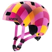 Dětská cyklistická helma Uvex Kid 3 CC red checkered
