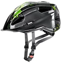 Dětská cyklistická helma Uvex Quatro Junior antracitová-zelená