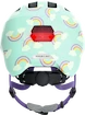 Dětská helma Abus Smiley 3.0 LED Blue Rainbow