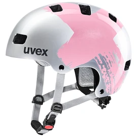Dětská helma Uvex Kid 3 Silver-Rosé (S4148193600)