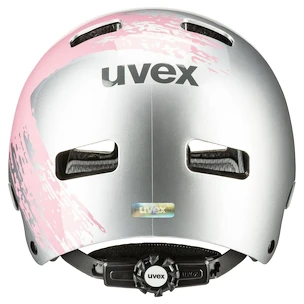 Dětská helma Uvex Kid 3 Silver-Rosé (S4148193600) 55 - 58 cm