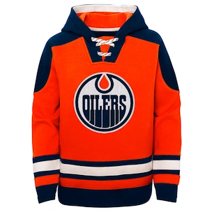 Dětská hokejová mikina s kapucí Outerstuff Ageless must have NHL Edmonton Oilers