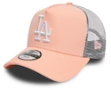 Dětská kšiltovka New Era 9Forty Trucker League Essential MLB Los Angeles Dodgers Pink/White