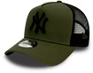 Dětská kšiltovka New Era 9Forty Trucker League Essential MLB New York Yankees Olive/Black