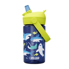 Dětská láhev Camelbak Thrive Flip Straw Kids 0,4l Shark and Rays