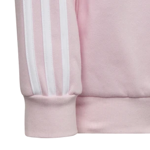 Dětská mikina adidas  Essentials 3-Stripes Crew Neck Clear Pink 128 cm