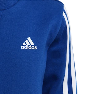 Dětská mikina adidas  Essentials 3-Stripes Crew Neck Royal Blue 104 cm