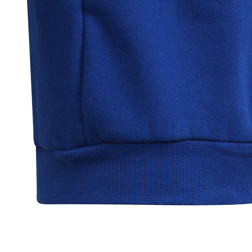 Dětská mikina adidas  Essentials 3-Stripes Crew Neck Royal Blue 104 cm