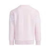 Dětská mikina adidas  Graphic Crew Neck Clear Pink