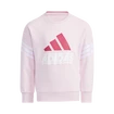 Dětská mikina adidas  Graphic Crew Neck Clear Pink