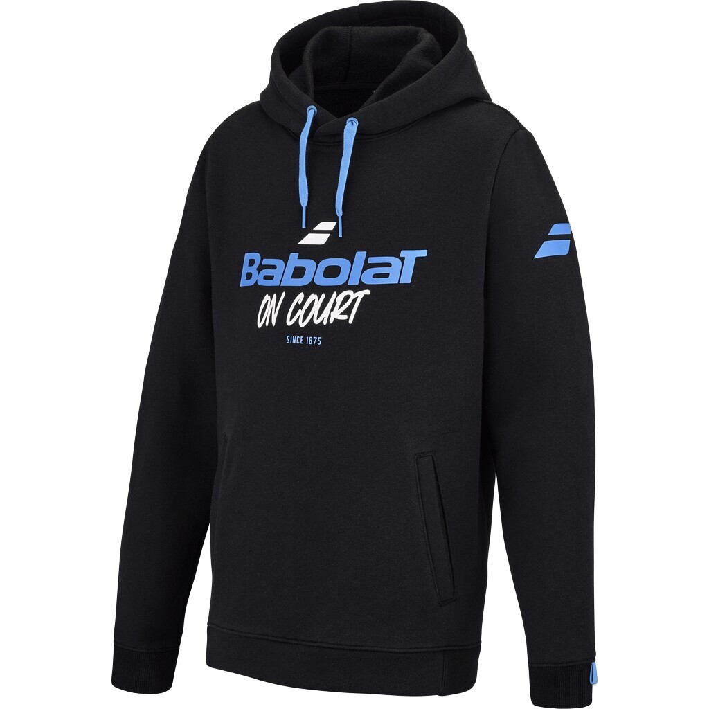 Dětská mikina Babolat  Exercise Hood Sweat Jr Black 8 - 10 let - thumb (3)