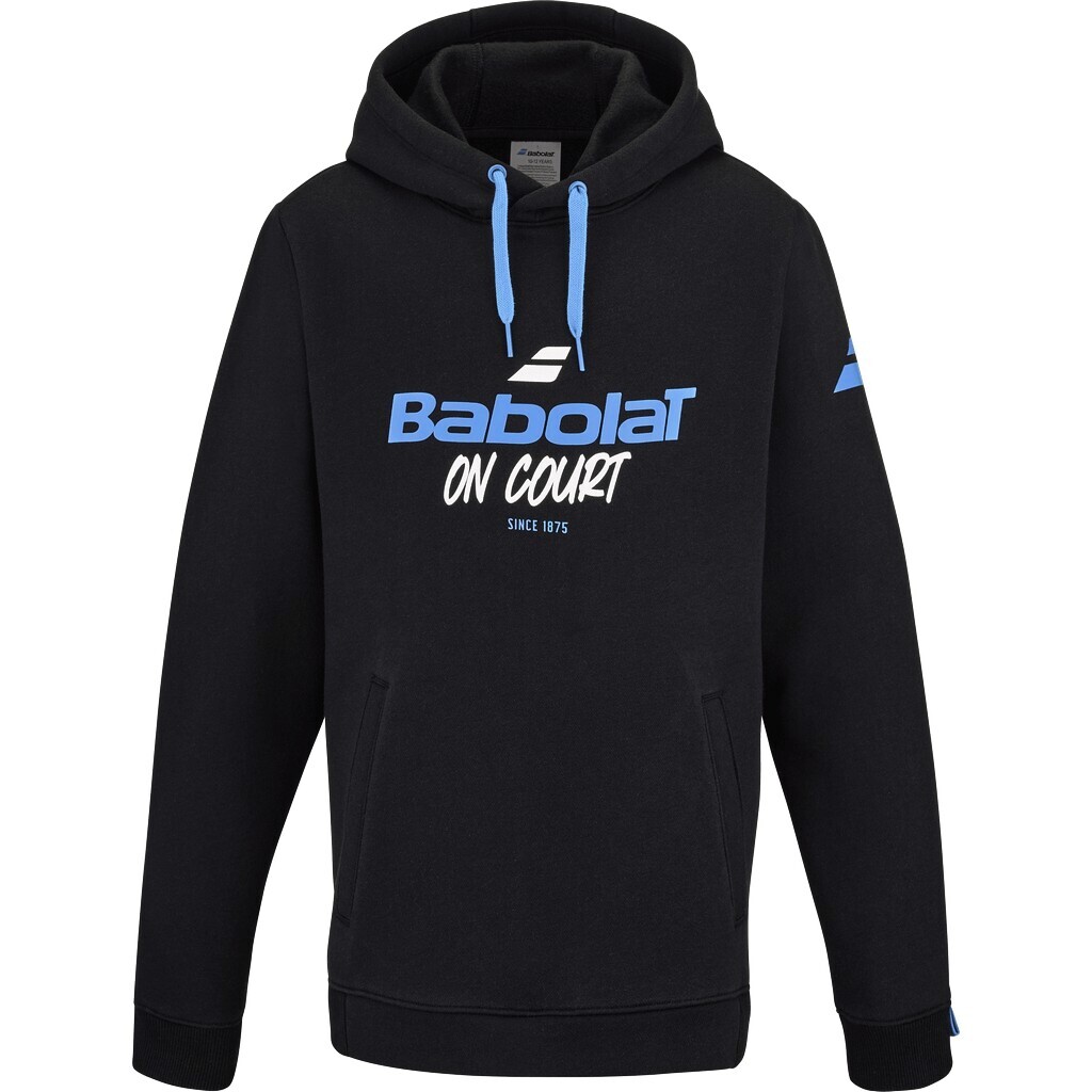 Product detail of Dětská mikina Babolat  Exercise Hood Sweat Jr Black 8 - 10 let