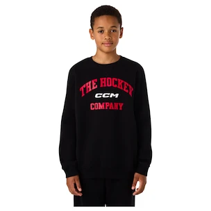 Dětská mikina CCM  Athleisure Crew Black