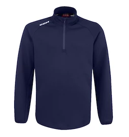 Dětská mikina CCM LOCKER ROOM FLEECE 1/4 ZIP true navy
