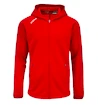 Dětská mikina CCM  LOCKER ROOM FLEECE FULL ZIP HOODIE Red M
