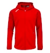 Dětská mikina CCM  LOCKER ROOM FLEECE FULL ZIP HOODIE Red S