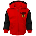 Dětská mikina na zip s kapucí Outerstuff Stadium NHL Chicago Blackhawks