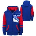 Dětská mikina Outerstuff  FACEOFF FULL ZIP FLEECE HOODIE   NEW YORK RANGERS