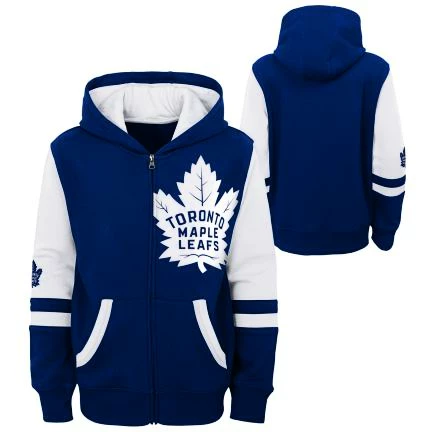 Dětská mikina Outerstuff  FACEOFF FULL ZIP FLEECE HOODIE  TORONTO MAPLE LEAFS