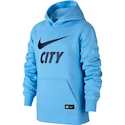 Dětská mikina s kapucí Nike Sportswear Manchester City FC modrá