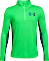 Dětská mikina Under Armour Textured Tech 1/2 Zip Green