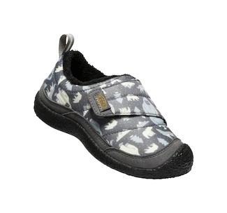 Dětská outdoorová obuv Keen Howser Low Wrap Steel Grey/Star White  US 11 (Kid)