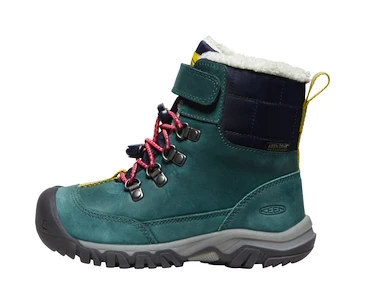 Dětská outdoorová obuv Keen Kanibou Wp Deep Lagoon/Jazzy  US 11 (Kid)