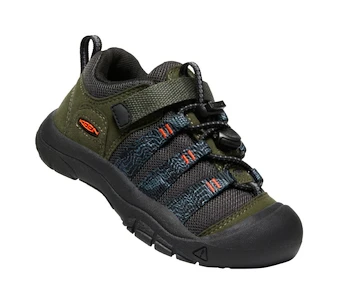 Dětská outdoorová obuv Keen Newport H2Sho Forest Night/Magnet  US 8 (Kid)