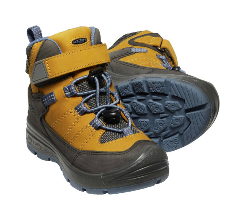 Dětská outdoorová obuv Keen Redwood Mid Wp Harvest Gold/Vintage Indigo  US 10 (Kid) - thumb (4)