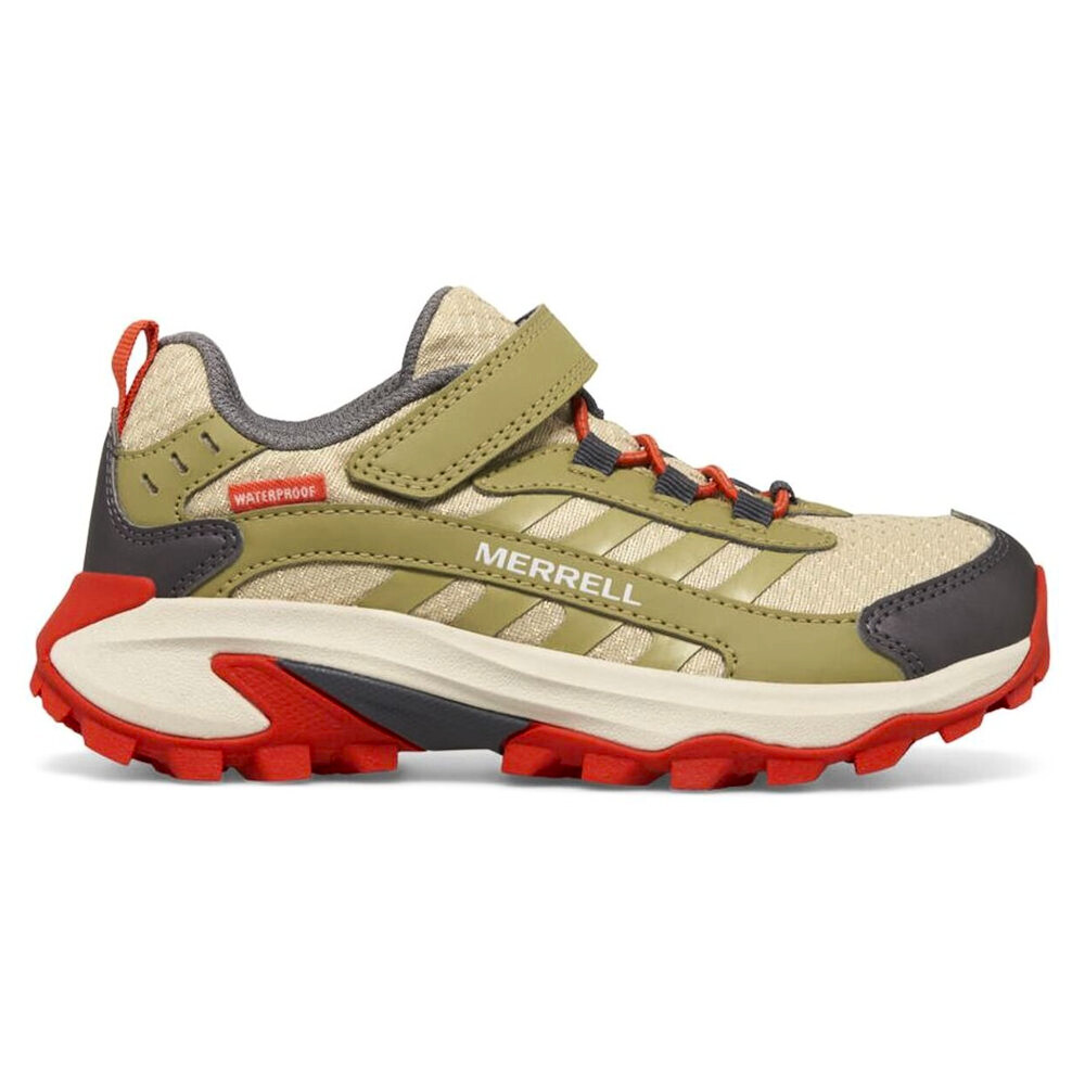 Dětská outdoorová obuv Merrell  Moab Speed 2 Low A/C Wtrpf Coyote  UK 11 (Kid) - thumb (0)