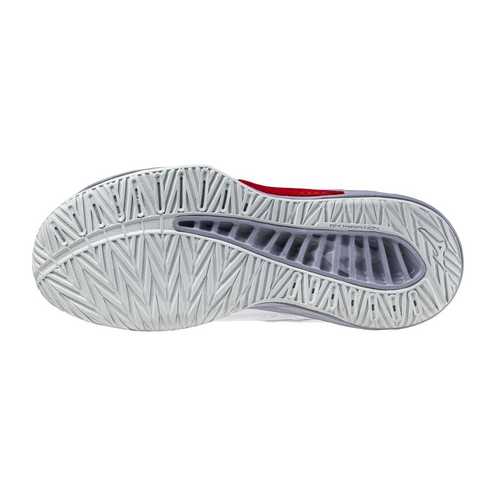 Dětská sálová obuv Mizuno  Lightning Star Z7 Jr. White/Salsa  EUR 40,5 - thumb (1)