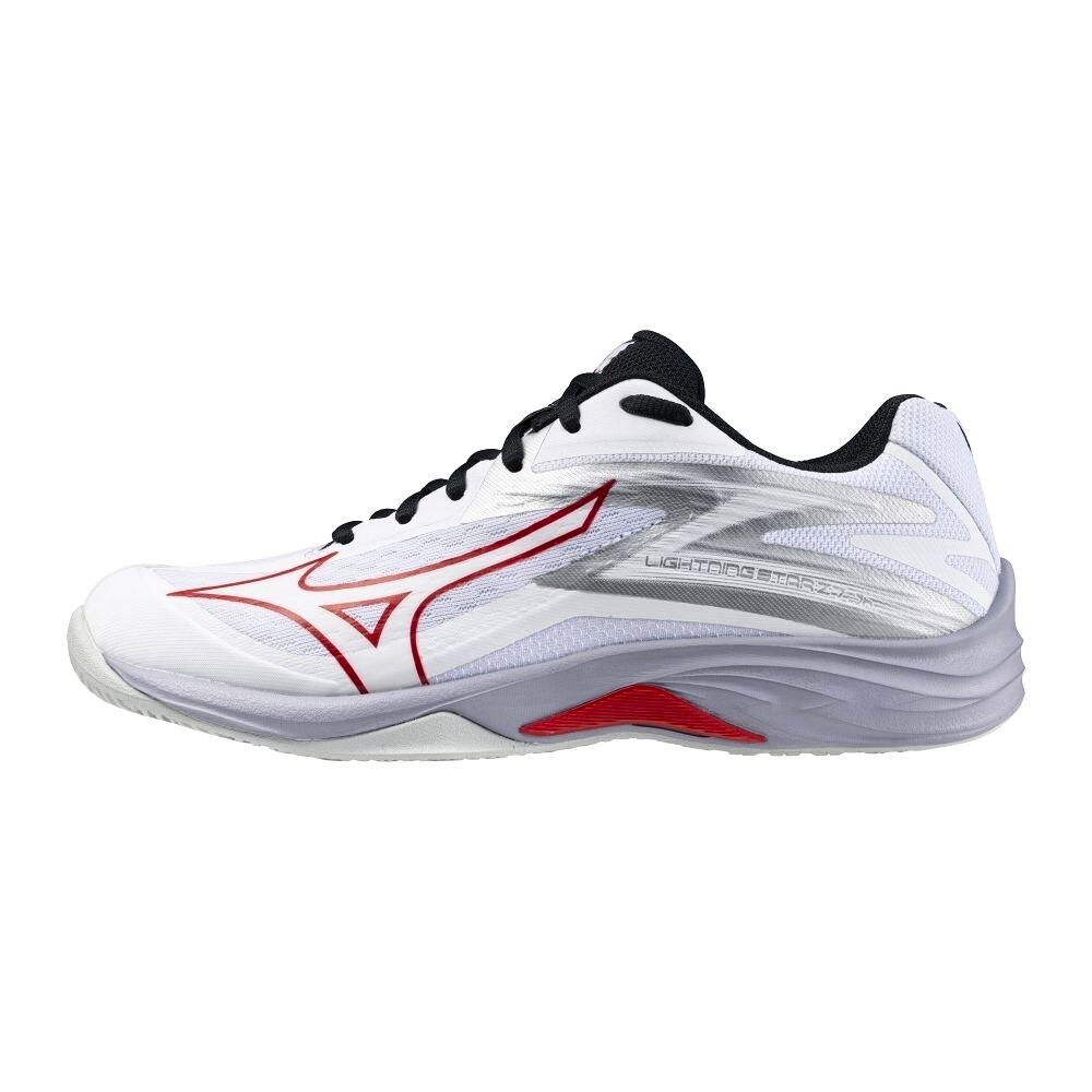 Product detail of Dětská sálová obuv Mizuno  Lightning Star Z7 Jr. White/Salsa  EUR 40,5