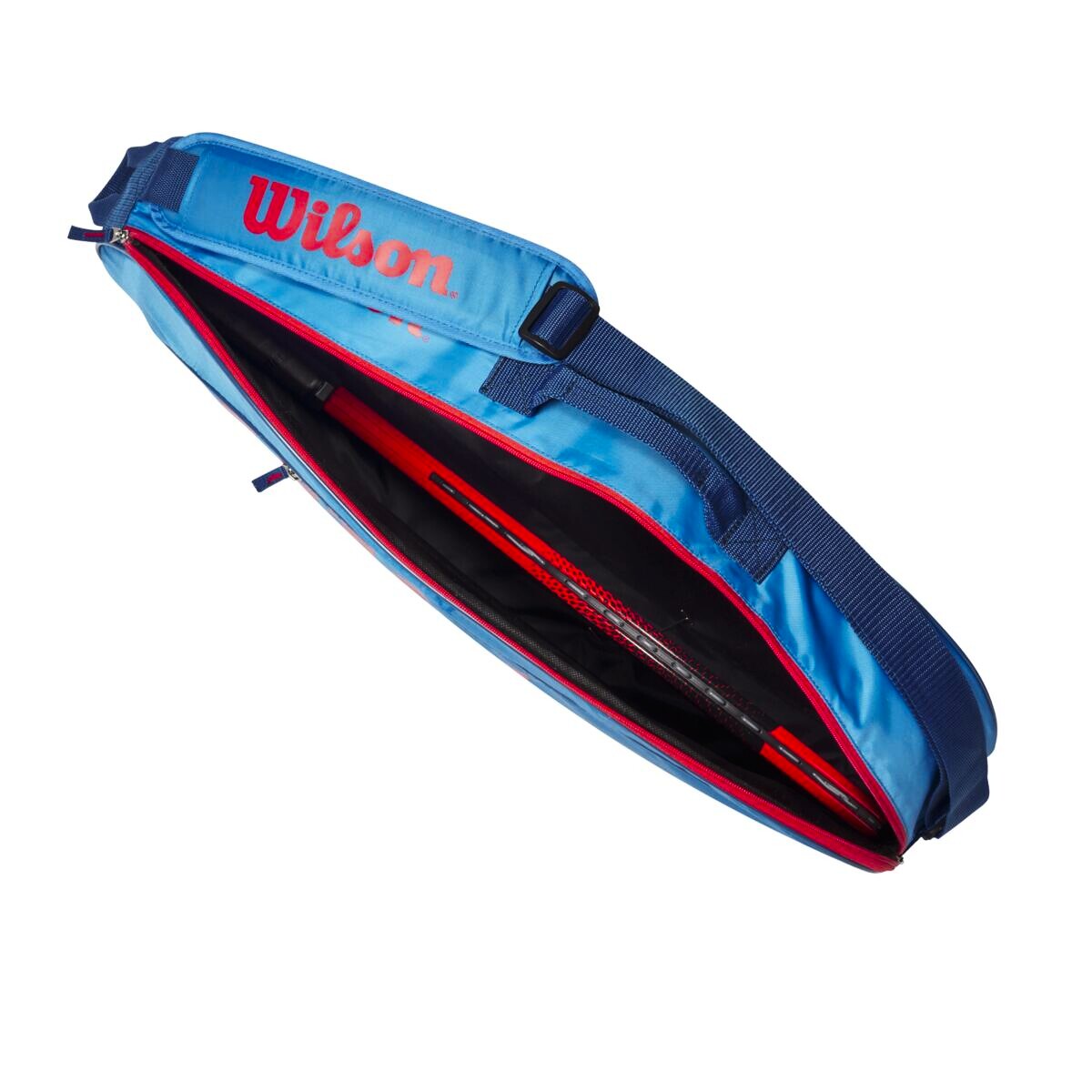 Dětská taška na rakety Wilson  Junior 3 Pack Blue/Orange - thumb (4)