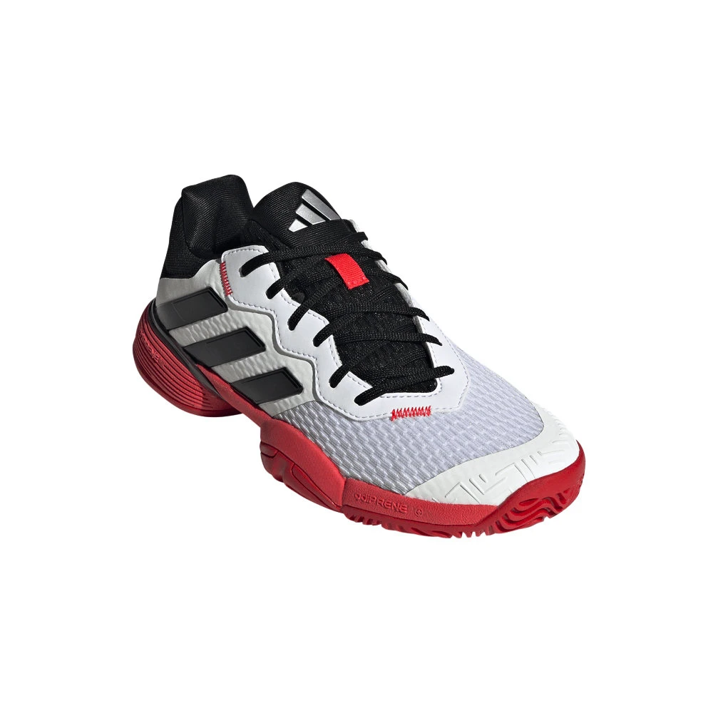Dětská tenisová obuv adidas Barricade K White/Core Black