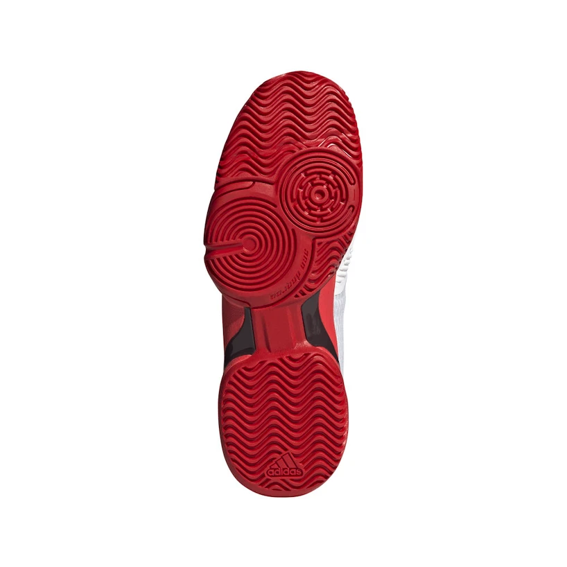 Dětská tenisová obuv adidas Barricade K White/Core Black