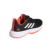 Dětská tenisová obuv adidas  CourtJam xJ Black/White/Red