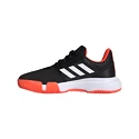 Dětská tenisová obuv adidas  CourtJam xJ Black/White/Red