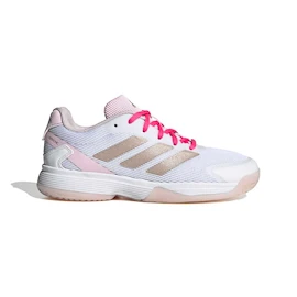 Dětská tenisová obuv adidas Ubersonic Kids Off White/Silver Metallic