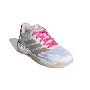 Dětská tenisová obuv adidas  Ubersonic Kids Off White/Silver Metallic