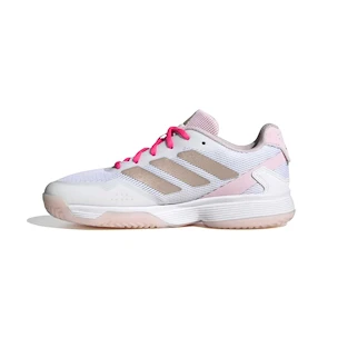 Dětská tenisová obuv adidas  Ubersonic Kids Off White/Silver Metallic
