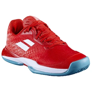 Dětská tenisová obuv Babolat Jet Mach 3 Junior Clay Girl Fiesta Red  EUR 36,5