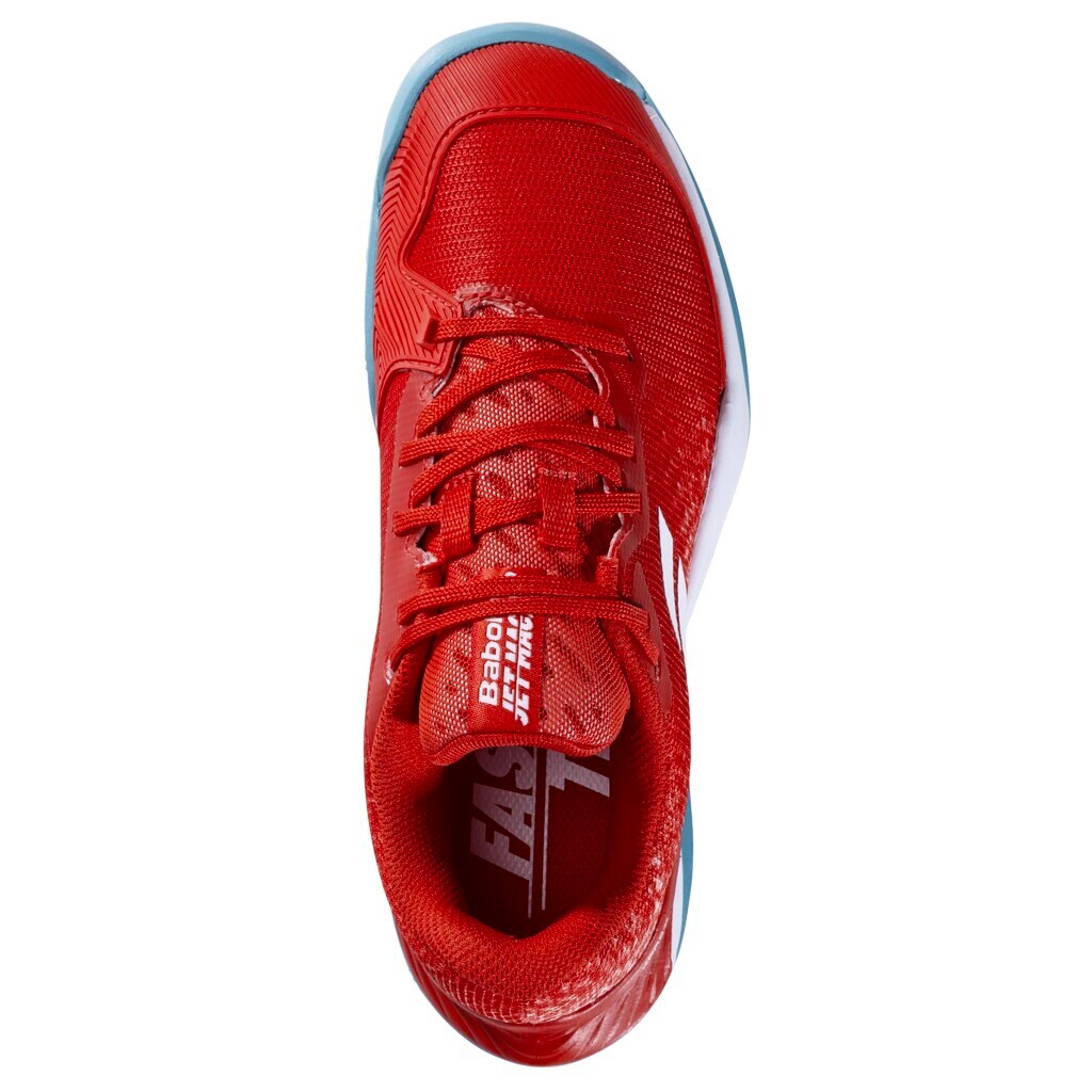 Dětská tenisová obuv Babolat Jet Mach 3 Junior Clay Girl Fiesta Red  EUR 38,5 - thumb (3)