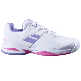 Dětská tenisová obuv Babolat Propulse All Court Junior Girl White/Lavender